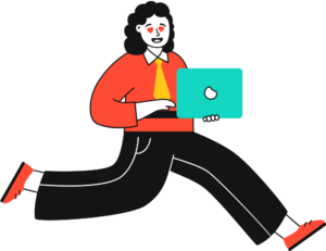 croods-1.png A woman holds a laptop for Digital Marketing