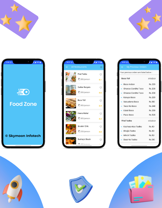 Foodzone Application Developed By Skymoon Infotech