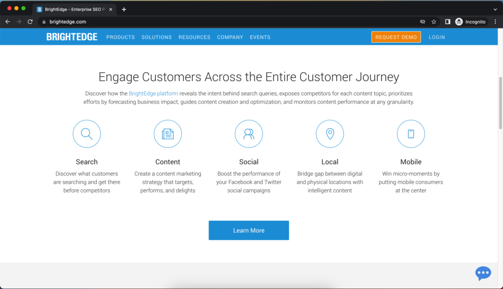 Artificial Intelligence SEO tools | BrigghtEdge | Skymoon Infotech | Best digital Agency