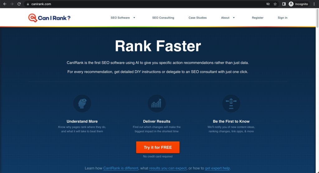 Artificial Intelligence SEO tools | CaniRank | Skymoon Infotech | Best digital Agency