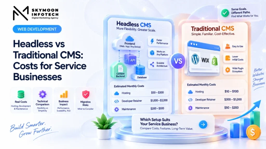 Headless CMS vs Traditional CMS: What It Actually Costs a Service Business